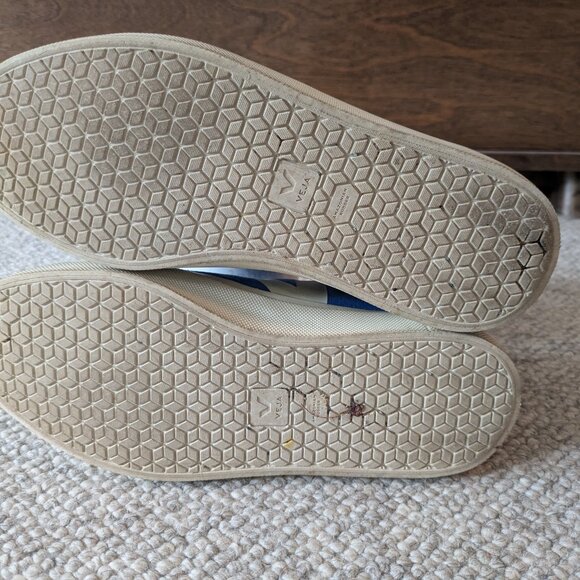 Veja Wata II low canvas Paros Pierre in cerulean blue - Picture 5 of 5